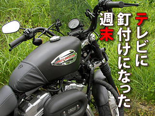 テレビに釘付けになった週末