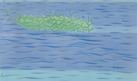 小野竹喬「池」