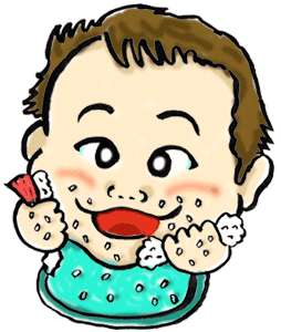 次男は握るのが得意